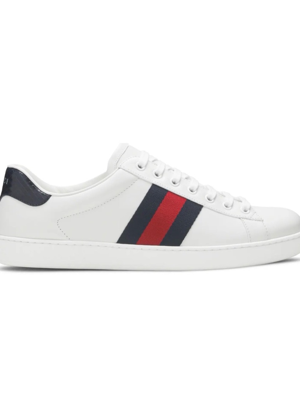 NIB Gucci men’s Ace Sneaker / Blue/Red/Blue - size 10 never worn with box, paper - Picture 3 of 15